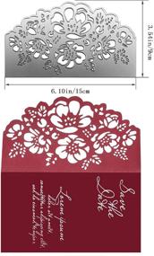 img 2 attached to 🌹 Rose Cutting Dies - 3 Piece Flower Shape Embossing Die Set | Carbon Steel Die Cutting Stencils for DIY Card Making, Scrapbooking & Crafts