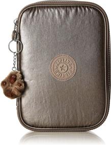 img 4 attached to 🗃️ Metallic Interior Organizer by Kipling with Closure