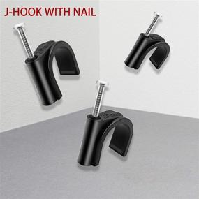 img 1 attached to Wehhbtye 100Pack J Hook Nail 1 Support
