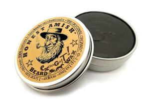 img 1 attached to 🧔 Honest Amish Extra Grit Beard Wax - Natural and Organic Hair Paste - 2oz - Premium Hair Control Wax