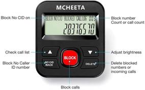 img 4 attached to 🔇 Mcheeta Premium Phone Call Blocker: Effortless Solution to Filter Robocalls, Unwanted, Nuisance, and Incoming Calls with One Button