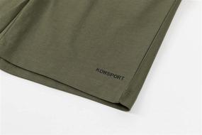 img 2 attached to 🩳 Top-Quality KOWSPORT Cotton Shorts with Convenient Pockets - 2 Pack: Perfect Boys' Clothing