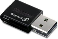 адаптер trendnet tew-649ub mini usb 2.0 - ультрабыстрый беспроводной n 150 мбит/с логотип