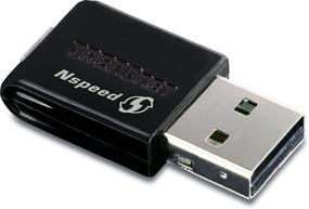 img 4 attached to Адаптер TRENDnet TEW-649UB Mini USB 2.0 - Ультрабыстрый беспроводной N 150 Мбит/с