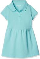 👗 seo-optimized: girls short-sleeve pique polo dress from amazon essentials logo