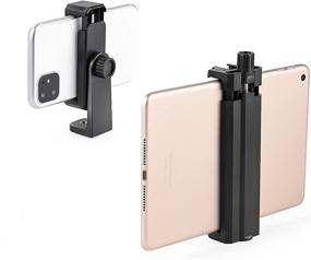 img 4 attached to 📱 Ultimate iPad and Phone Tripod Mount for Seamless Device Integration: Compatible with iPad, iPad Mini, iPad Air, and Cell Phones