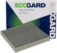 🚗 ecogard xc35762c premium cabin air filter with activated carbon odor eliminator - compatible with audi q7 2007-2016, q7 diesel 2009-2015, and porsche cayenne 2003-2018 logo