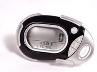 📱 black pedusa pe-771 tri-axis multi-function pocket pedometer with holster/belt clip logo