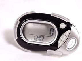 img 4 attached to 📱 Black Pedusa PE-771 Tri-Axis Multi-Function Pocket Pedometer with Holster/Belt Clip