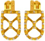 goldfire m8 softail lowrider foot pegs mx style foot pegs for h-d softail slim flsl 107/lower rider fxlr 107/street bob fxbb 107/fat bob fxrb 107/sport glide flsb 107/lower rider s (gold) logo