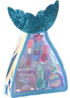 🧜 delightful townley girl mermaid cosmetic purse: unleash your inner mermaid logo