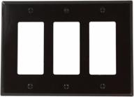 leviton 80611 3 gang plastic wallplate logo