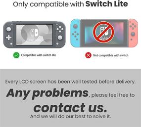 img 2 attached to 🚫 LCD Display Screen Replacement for Nintendo Switch Lite - Not Compatible with Nintendo Switch
