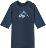 🏊 kanu surf echelon boys' swimwear: protective rashguard clothing logo