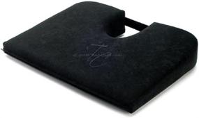 img 3 attached to 🪑 Extra Firm Tush Cush: Premium Black Seat Cushion for Car, Computer, Airplane Travel