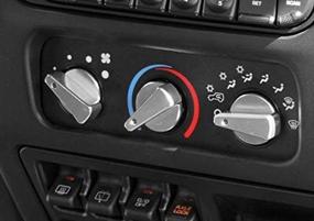 img 4 attached to 🔴 Rugged Ridge 11420.04 Dash Knob Kit: Climate Control, 3-Piece Aluminum Red for 99-06 TJ – Top Choice for Durable and Stylish Interior Upgrade