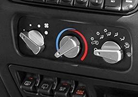img 1 attached to 🔴 Rugged Ridge 11420.04 Dash Knob Kit: Climate Control, 3-Piece Aluminum Red for 99-06 TJ – Top Choice for Durable and Stylish Interior Upgrade