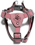 gooby - small dog step-in harness: luxurious microsuede straps and adjustable three point design логотип