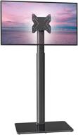 adjustable tv stand with 100 degree swivel, tilt function, and mount for 19 to 42 inch lcd, led oled tvs - ht1001b logo