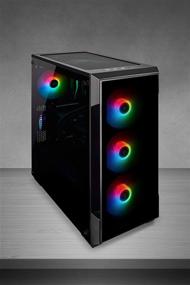 img 1 attached to Улучшите свой игровой опыт с корпусом Corsair iCUE 220T RGB черного цвета с закаленным стеклом, средний башенный корпус ATX для интеллектуальной игры.