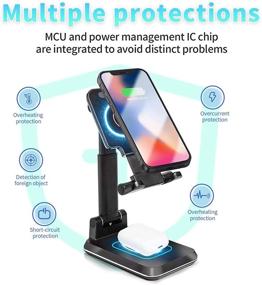 img 2 attached to Aream Wireless Charger Adjustable Compatible