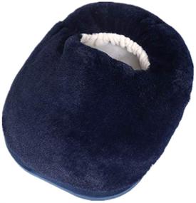 img 1 attached to 🔥 Heated Foot Warmer Plush Heating Pad Slippers: Keep Your Feet Warm and Cozy Anywhere!