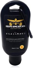 img 4 attached to 🧗 Iron American Liquid Sports Chalk - Mess-Free Travel Bottle for Strong Grip in Weightlifting, Gymnastics, Rock Climbing, and More!