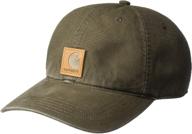 carhartt men's canvas cap: durable headwear for the stylish outdoorsman logo