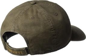 img 2 attached to Carhartt Men's Canvas Cap: Durable Headwear for the Stylish Outdoorsman