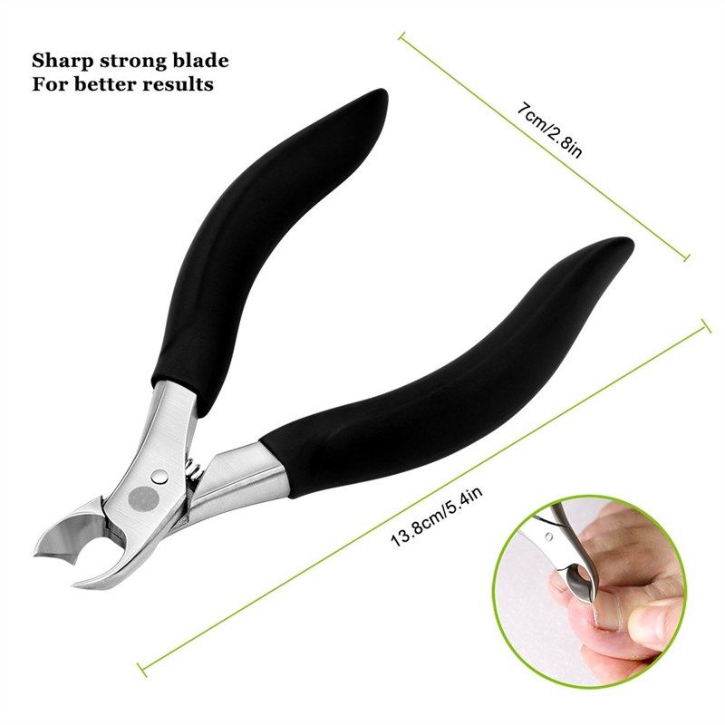 Nail plier strong Clipper Cutter Podiatry ingrown toenail half moon Diabetic