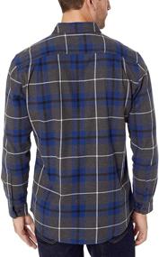 img 1 attached to Premium Quality Amazon Essentials Regular Fit Long Sleeve Flannel Shirts for Men