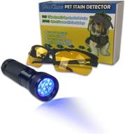 discover hidden pet urine stains with ciao chow compact led uv blacklight flashlight kit - includes safety glasses, batteries, and user guide! logo