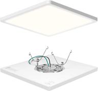 💡 люстра avanlo 0.6 дюйма сверхтонкая led-потолочная арматура - диммируемая, квадратная форма, 12 дюймовый размер для распределительной коробки, эквивалентна 150 вт, 4000к, 1680 люменов - идеально подходит для монтажа в корпусе диаметром 5-6'' и на поверхность - 1 штука логотип