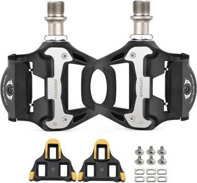 img 4 attached to 🚲 KOOTU Universal Road Bike Pedals: Platform & Clipless Pedals for Road, Spin, MTB & Indoor Bikes (9/16")