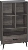 riverridge storage bin black weathered woodgrain furniture logo