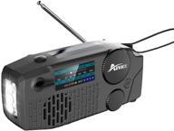📻 【aivica】【2000mah version】 portable emergency radio: solar panel, hand crank, power bank & more! logo