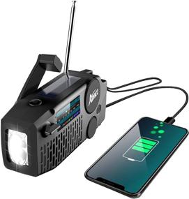 img 3 attached to 📻 【Aivica】【2000mAh Version】 Portable Emergency Radio: Solar Panel, Hand Crank, Power Bank & More!