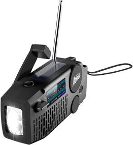 img 1 attached to 📻 【Aivica】【2000mAh Version】 Portable Emergency Radio: Solar Panel, Hand Crank, Power Bank & More!