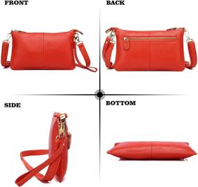 img 3 attached to 👜 Genuine ASDSSRY Women's Handbags & Wallets: Wristlet Crossbody Shoulder Bags with Wristlets