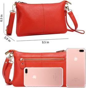 img 1 attached to 👜 Genuine ASDSSRY Women's Handbags & Wallets: Wristlet Crossbody Shoulder Bags with Wristlets