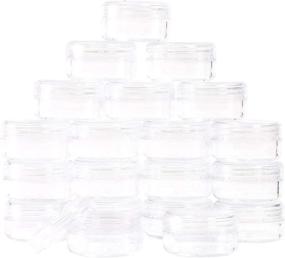 img 4 attached to Reusable Cosmetic Storage Containers Transparent