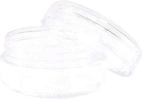 img 1 attached to Reusable Cosmetic Storage Containers Transparent