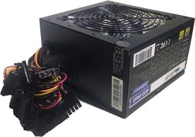 img 2 attached to 🦈 Shark Technology LED Series 600W - Quiet, Powerful PC Power Supply Unit with Blue LED Fan - Retail Box Inclusive of 5 Feet AC Cord and Black Installation Screws