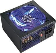 🦈 shark technology led series 600w - quiet, powerful pc power supply unit with blue led fan - retail box inclusive of 5 feet ac cord and black installation screws логотип