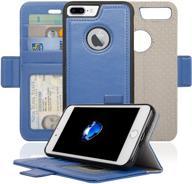 📱 navor detachable magnetic wallet case with rfid protection for iphone 7 plus [vajio series] - hot blue (ip7pvjhb) logo