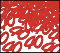🎉 fanci-fetti 40 red silhouette party accessory (1 count), .5 oz/pkg logo