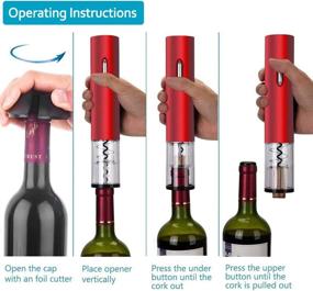 img 2 attached to Electric Automatic Corkscrew Contains Stopper Kitchen & Dining in Small Appliances
