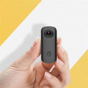 img 3 attached to 📷 Compact SJCAM C100+ 4K Mini Action Camera: 30FPS, WiFi, Underwater 30M, 15MP, Streaming Webcam, Pocket-Sized for Travel, Sports, Vlog – BLack