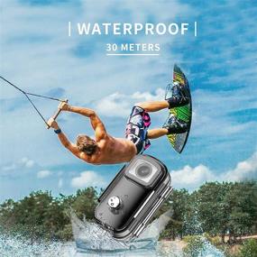 img 1 attached to 📷 Compact SJCAM C100+ 4K Mini Action Camera: 30FPS, WiFi, Underwater 30M, 15MP, Streaming Webcam, Pocket-Sized for Travel, Sports, Vlog – BLack