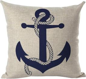 img 4 attached to Selcet Anchor Pattern Decorative Cushion